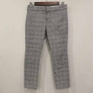 BANANA REPUBLIC 0P Houndstooth Plaid Sloan Menswear Novelty Trousers Academia
